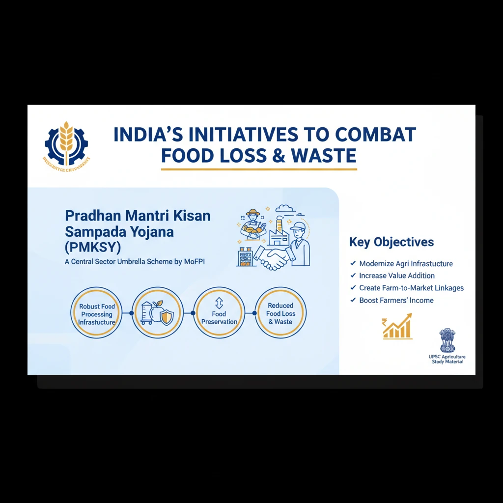 What are India’s Initiatives to Combat Food Loss and Waste?