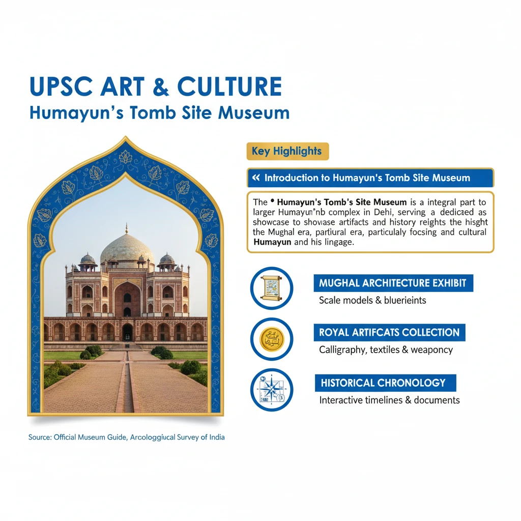 What are the Key Highlights of Humayun’s Tomb Site Museum?
