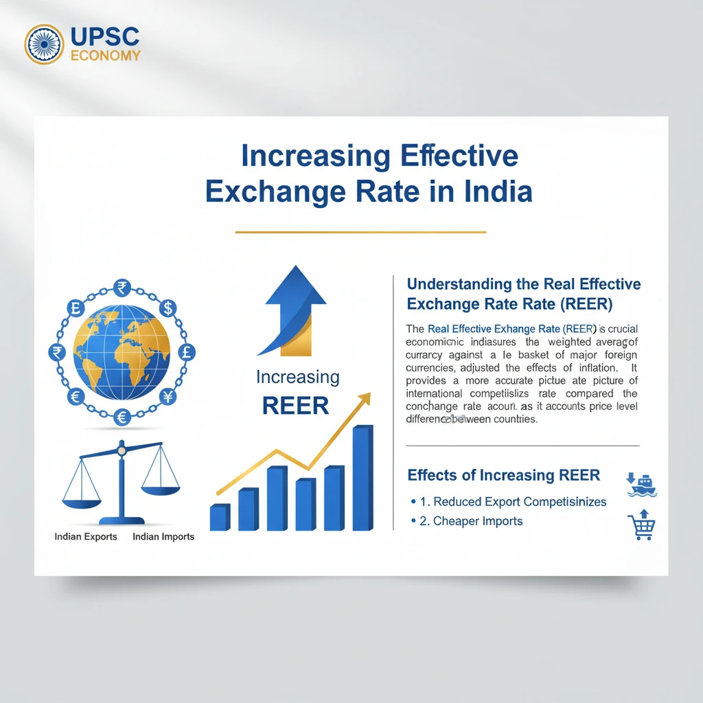 Increasing Real Effective Exchange Rate in India