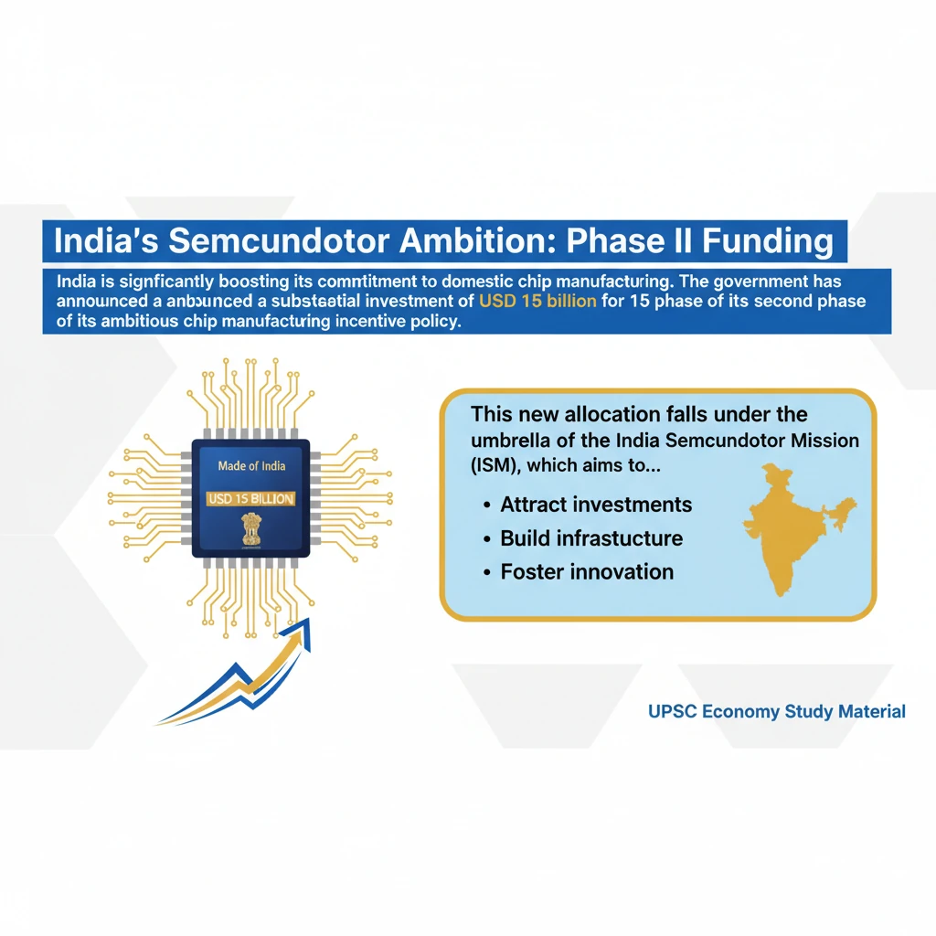 India Plans USD 15 Billion for Chipmaking