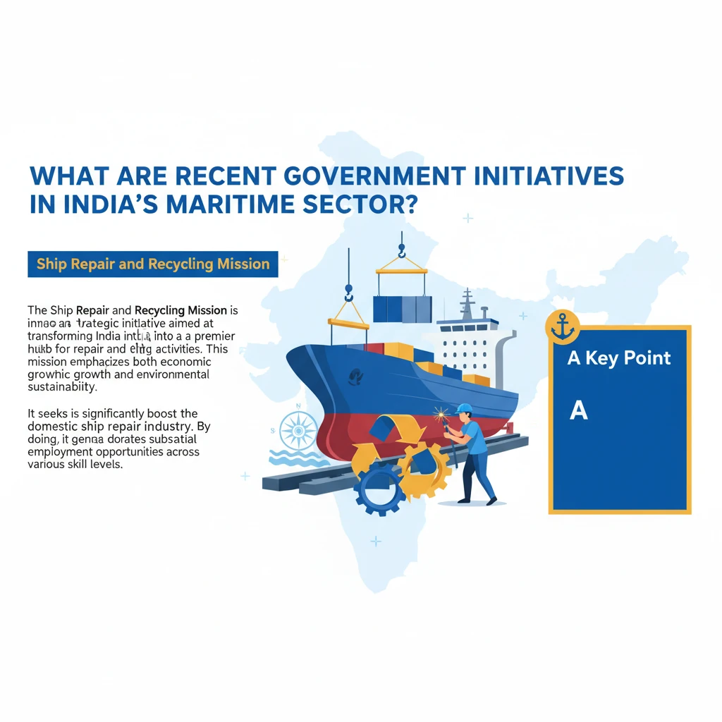 What are Recent Government Initiatives in India’s Maritime Sector?