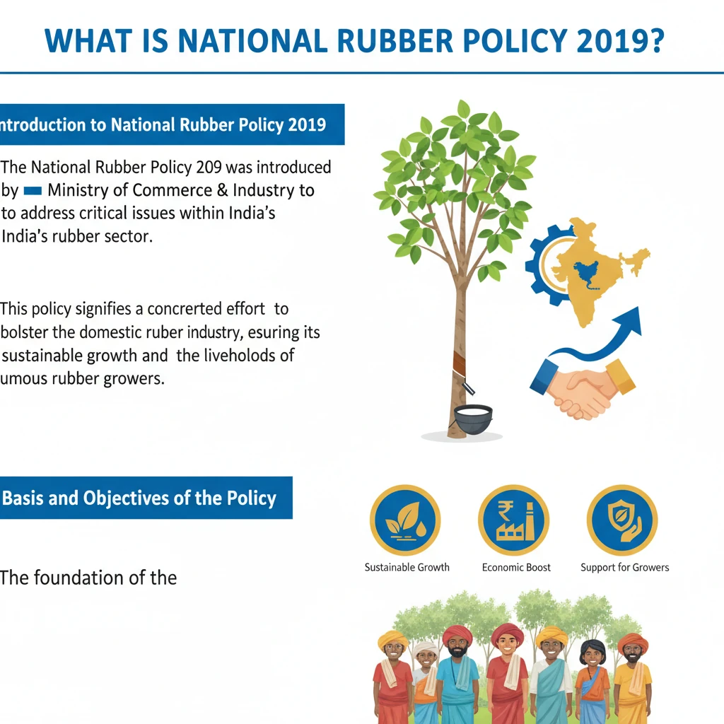 What is National Rubber Policy 2019?