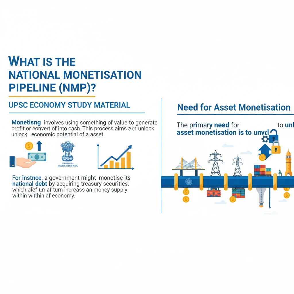 What is the National Monetisation
Pipeline (NMP)?