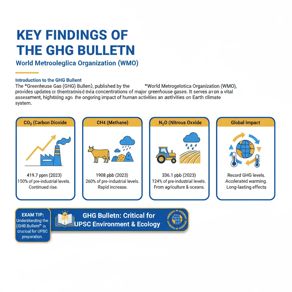 What are the Key Findings of the GHG Bulletin?
