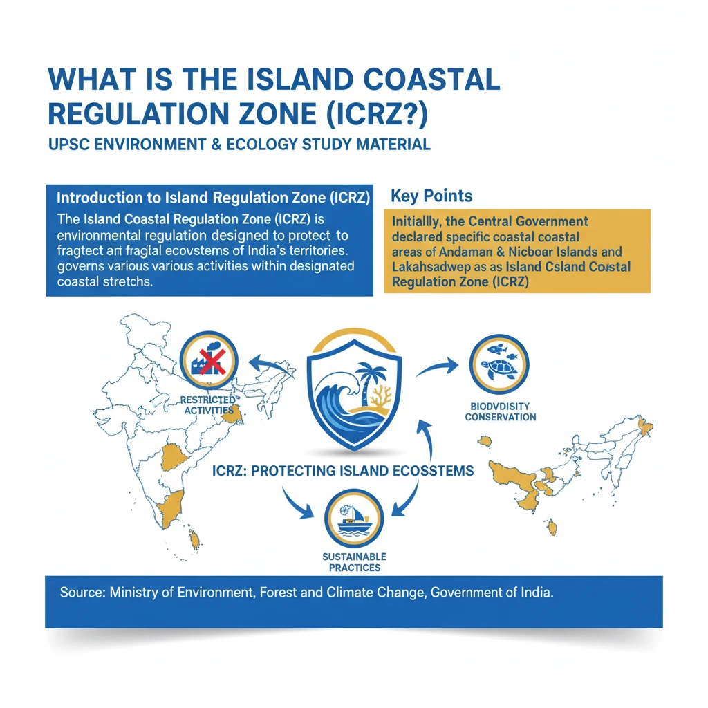 What is the Island Coastal Regulation Zone (ICRZ)?