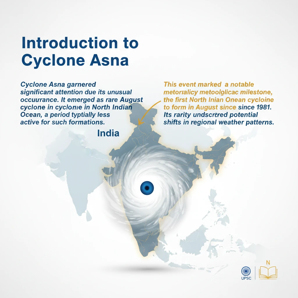 Cyclone Asna: First August Cyclone Since 1981 (Pakistan)