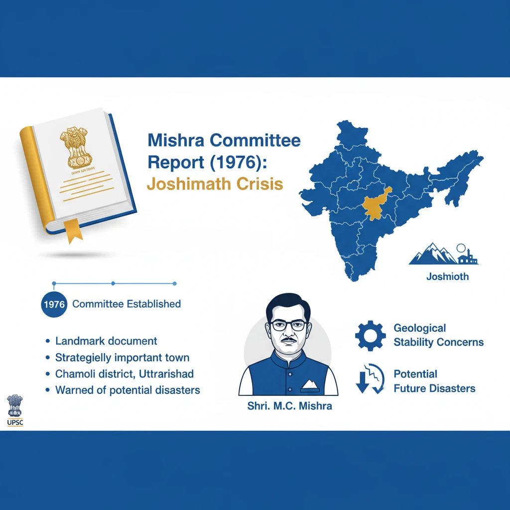 Mishra Committee Report of 1976 Regarding Joshimath Crisis
