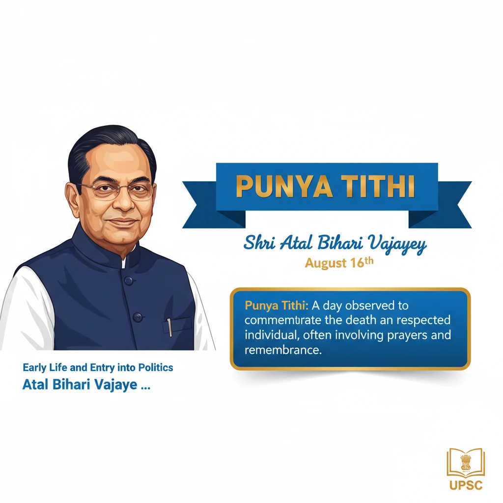 Former PM Shri Atal Bihari Vajpayee’s Punya Tithi