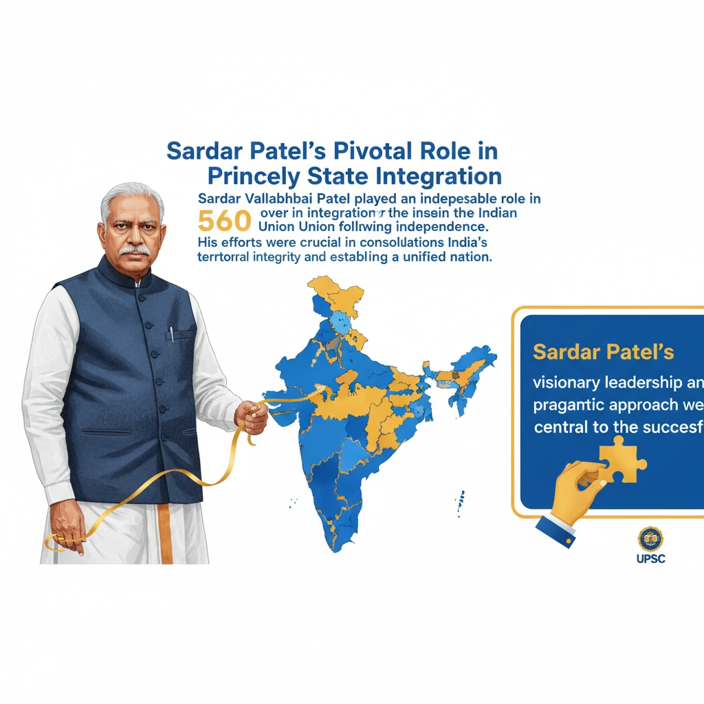 What was the Role of Sardar Patel in Integration of Princely States?