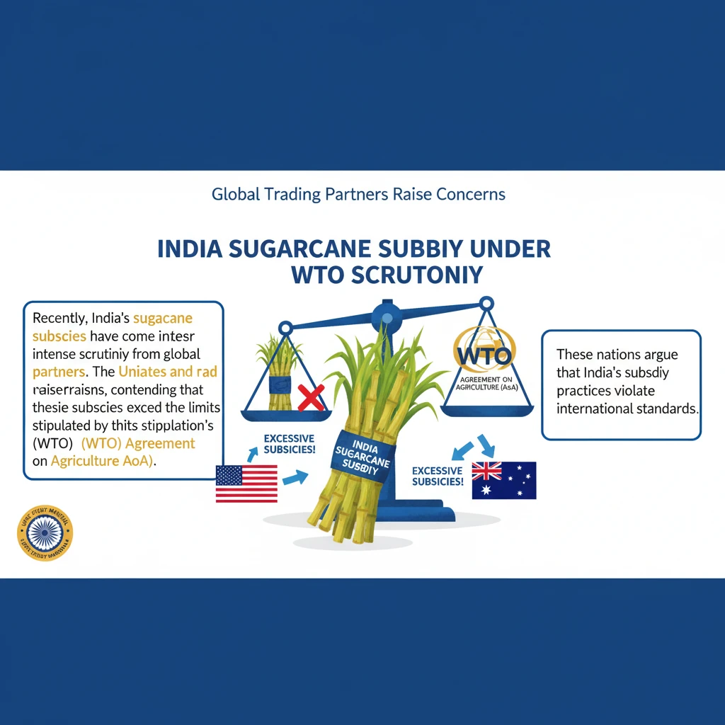 India Sugarcane Subsidy under WTO Scrutiny