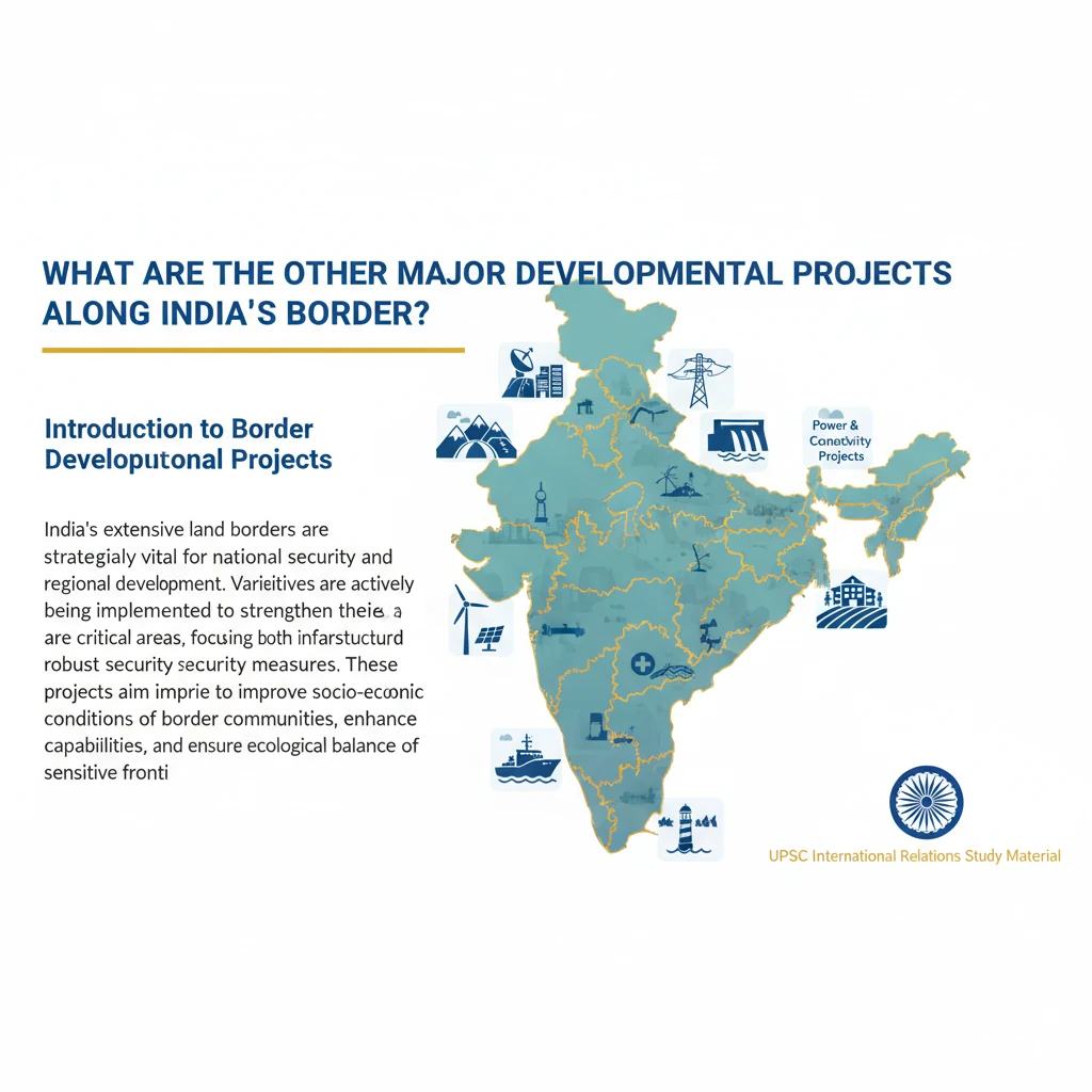 What are the Other Major Developmental Projects along India’s Border