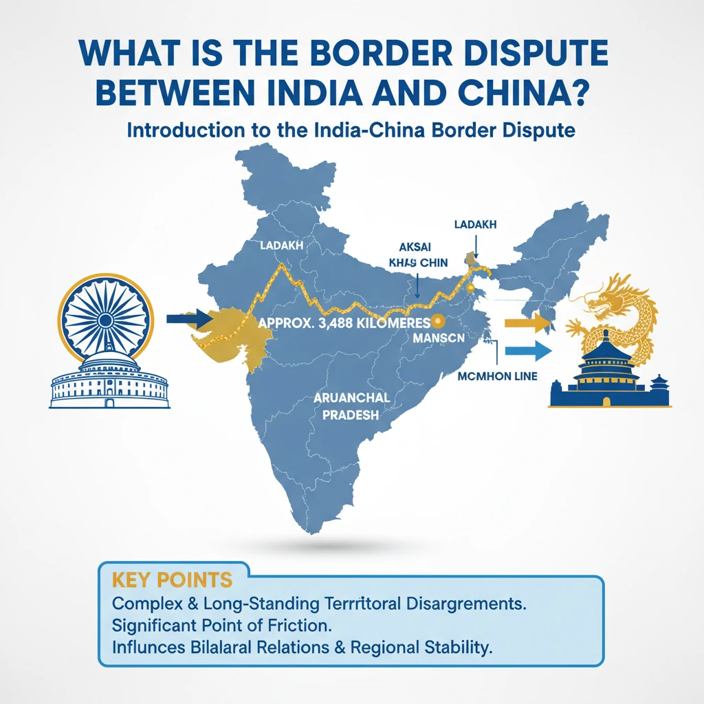 What is the Border Dispute between India and China?