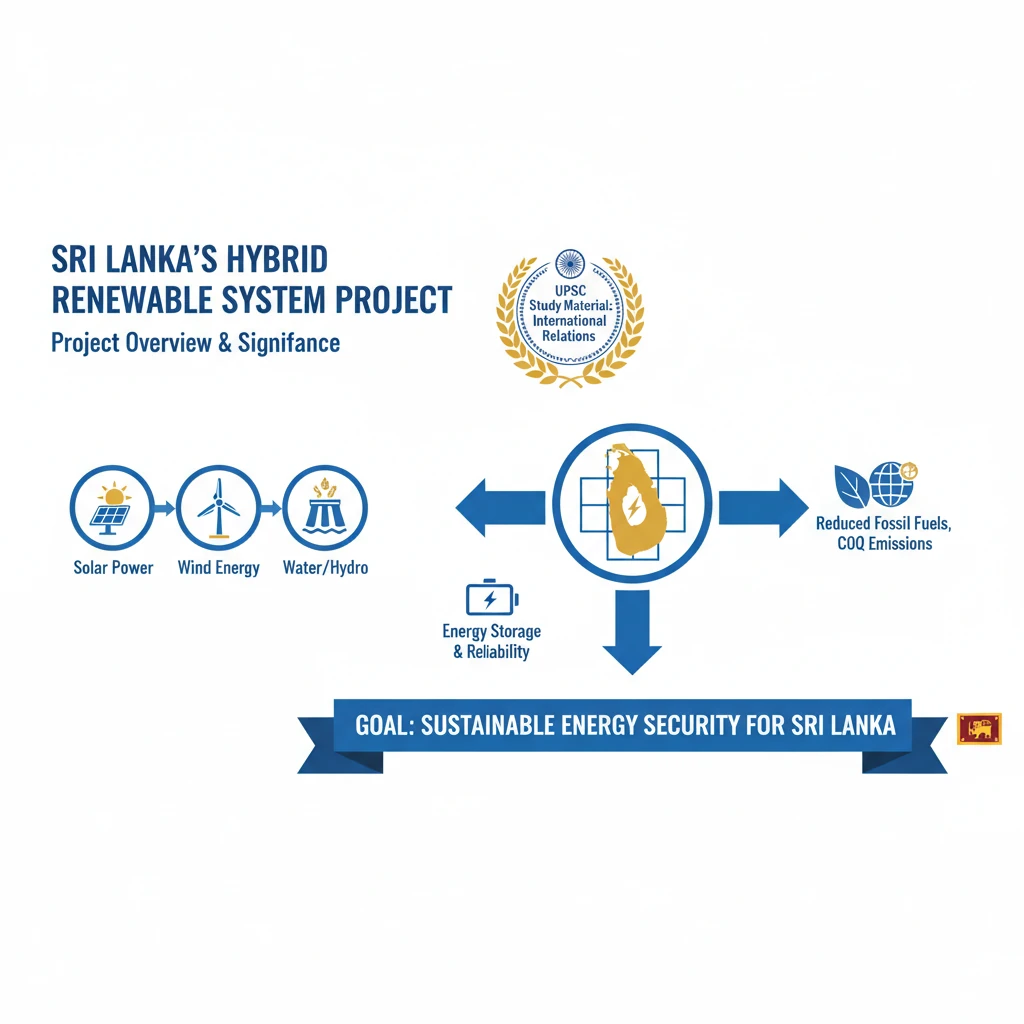 What is the Hybrid Renewable Energy System Project of Sri Lanka?