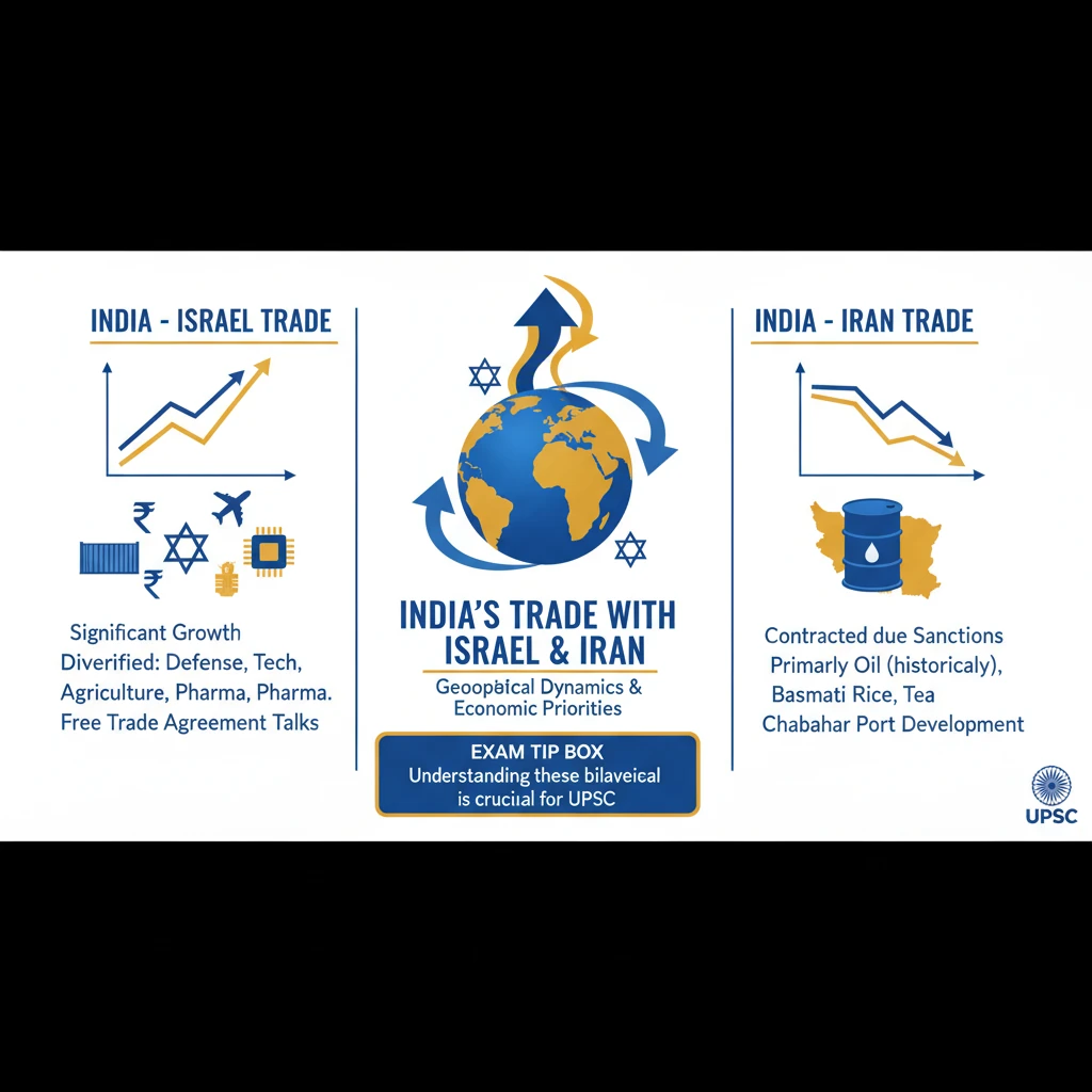 What is the Status of India’s Trade with Israel and Iran?