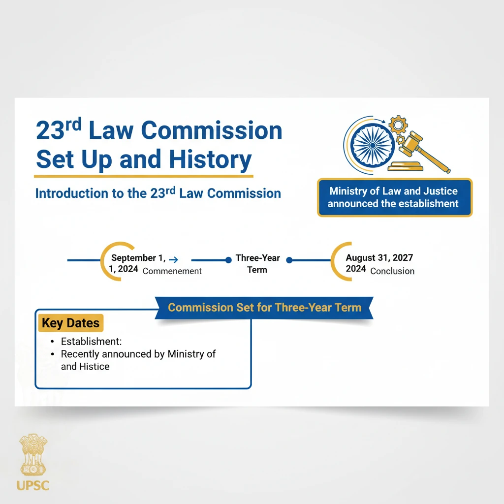 23rd Law Commission Set Up and History
