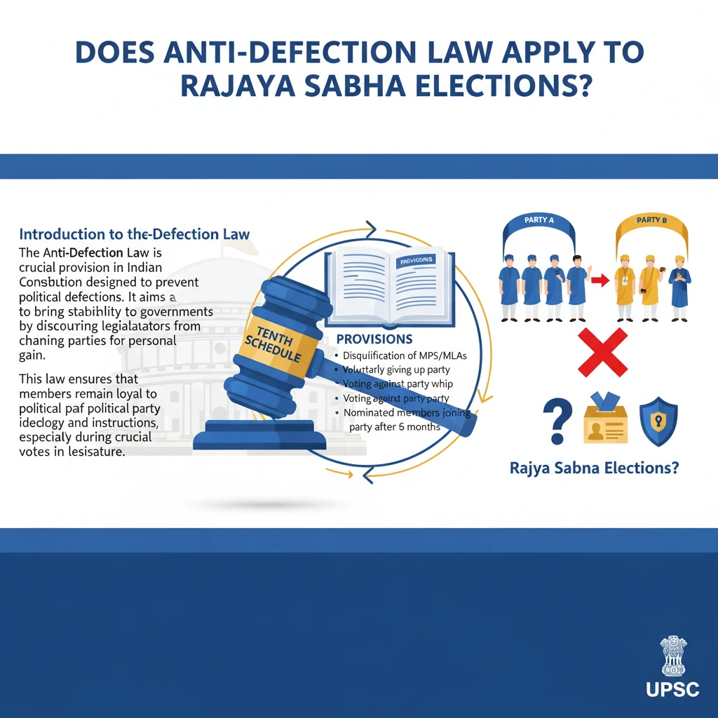 Does Anti-Defection Law Apply to Rajya Sabha Elections?