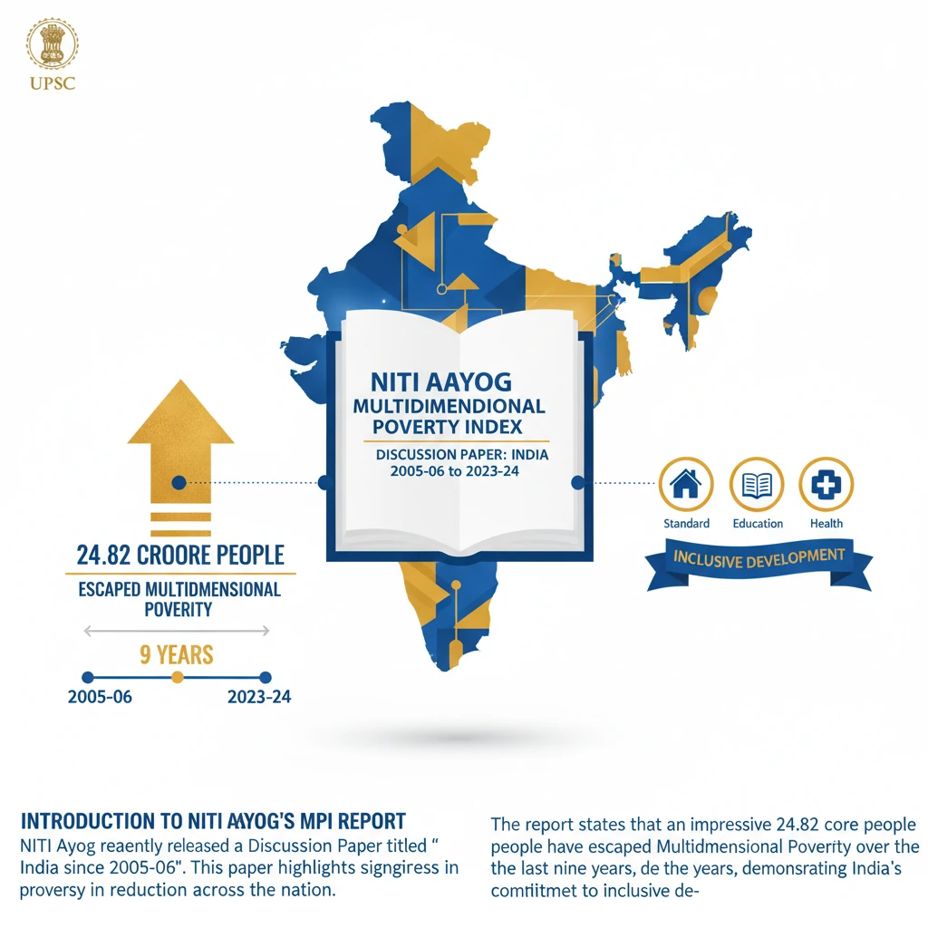 Multidimensional Poverty Index: NITI Ayog