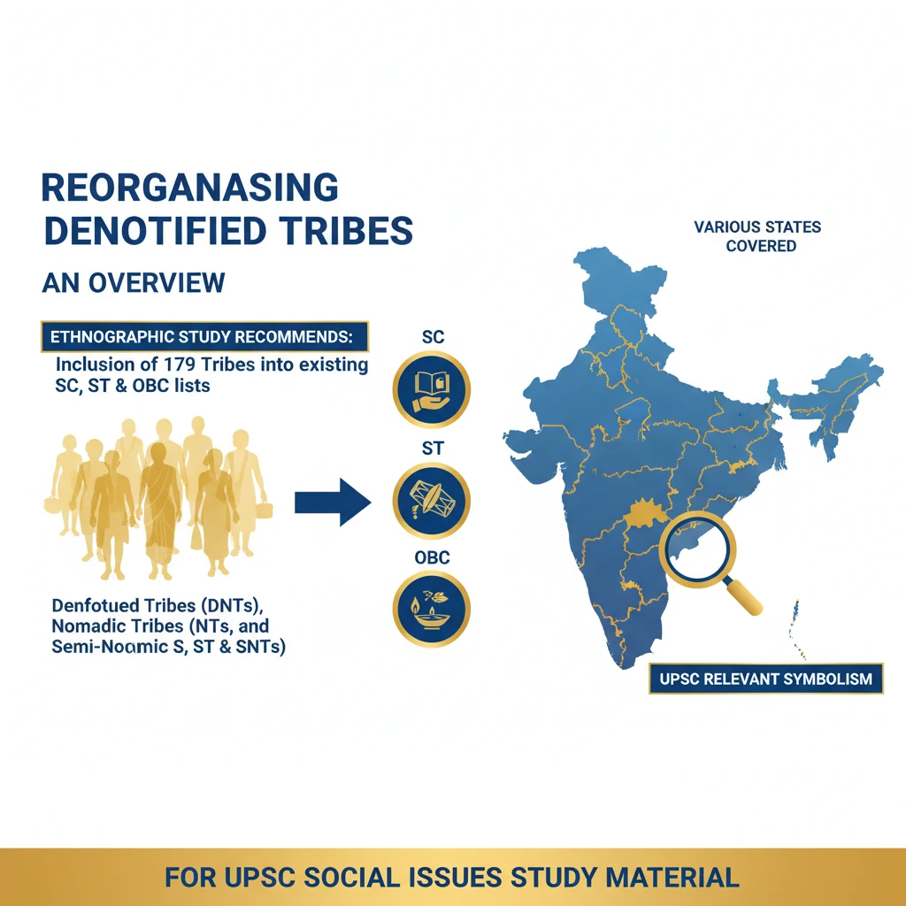 Reorganising Denotified Tribes as SC, ST and OBC
