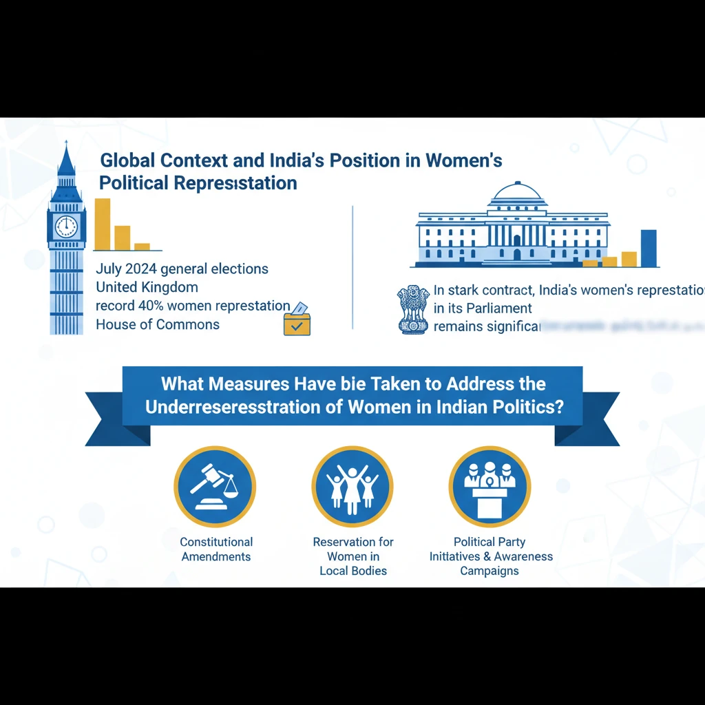 What Measures Have Been Taken to Address the Underrepresentation of Women in Indian Politics?